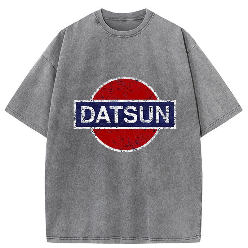 Tokyo-Tiger Datsun Vintage Car Washed T-Shirt