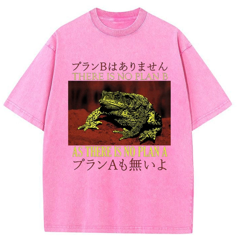 Tokyo-Tiger There is no Plan B Frog Washed T-Shirt