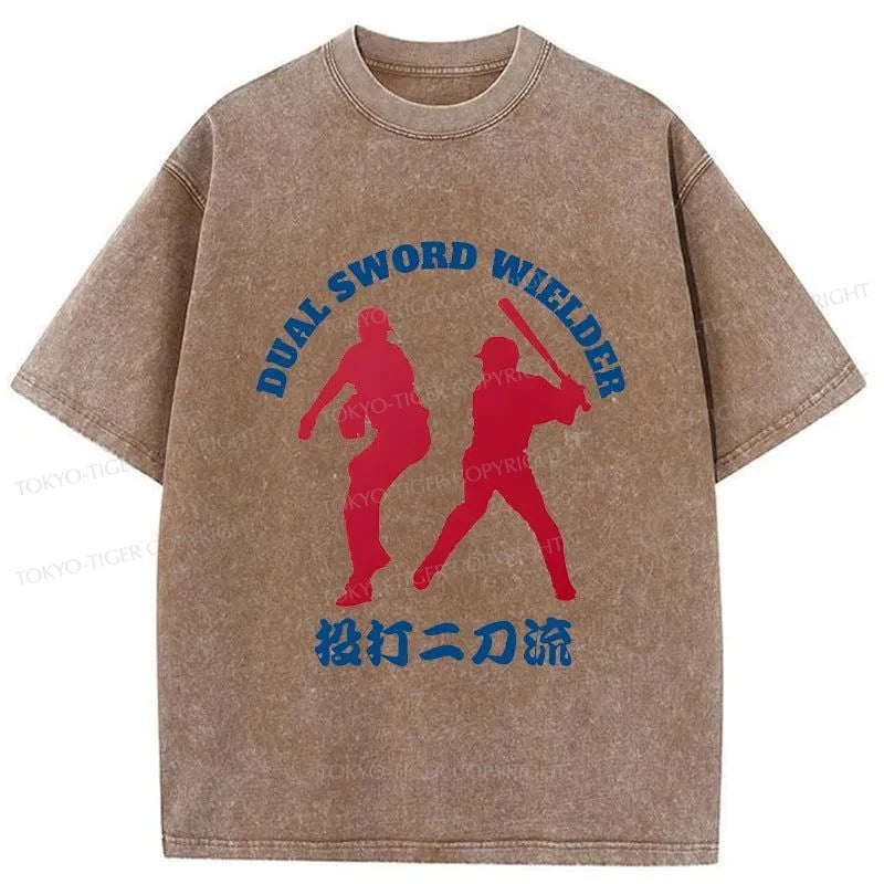 Tokyo-Tiger Otani Shohei's Skilledness Washed T-Shirt