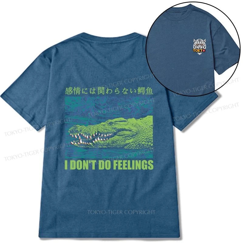 Tokyo-Tiger An Emotionless Crocodile Front Back Classic T-Shirt