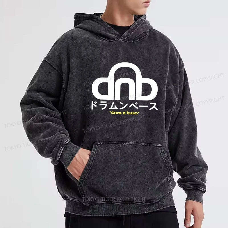 Tokyo-Tiger DNB Japan Washed Hoodie