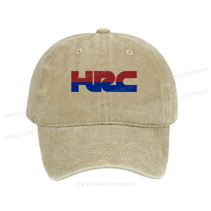 Tokyo-Tiger HRC Honda Racing Logo Japanese Washed Cap