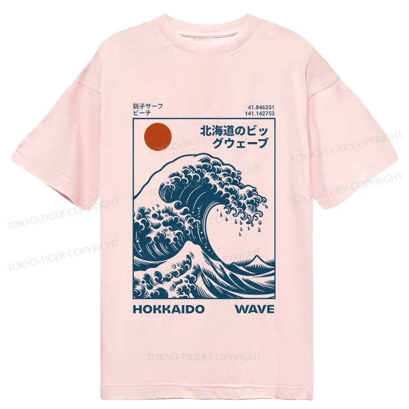 Tokyo-Tiger Hokkaido Wave Japan Classic T-Shirt