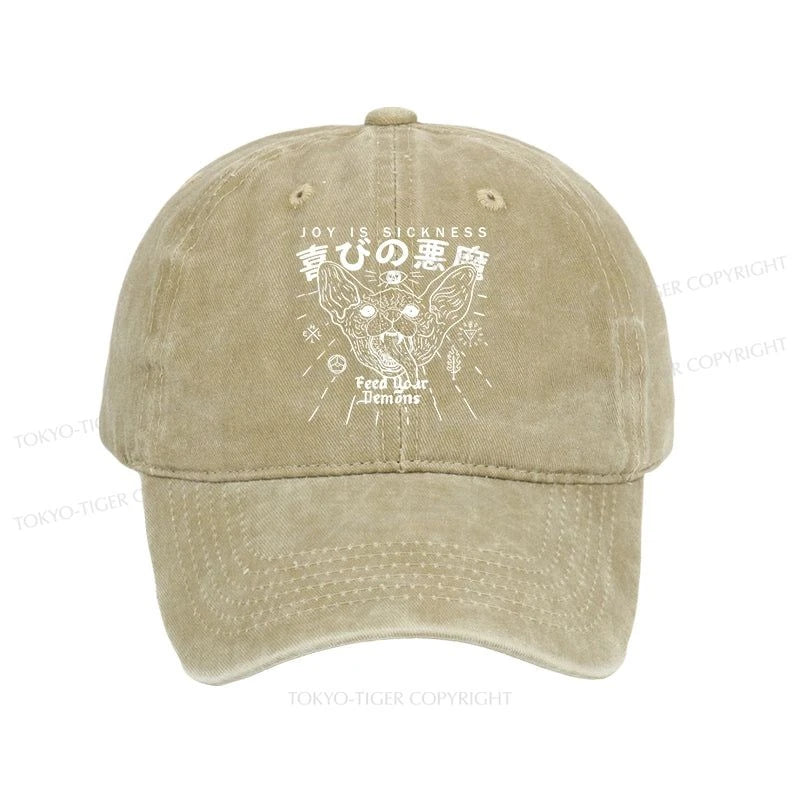 Tokyo-Tiger Joy Is Sickness Washed Cap