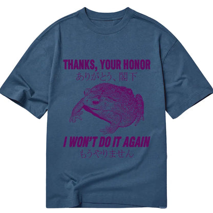 Tokyo-Tiger I Won't Do It Again Frog Classic T-Shirt