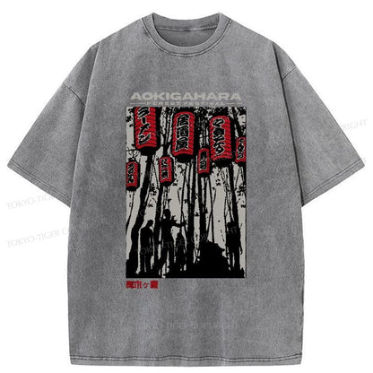 Tokyo-Tiger Aokigahara Japanese Washed T-Shirt