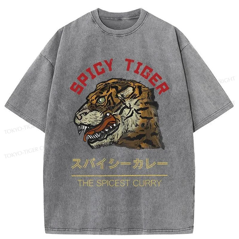 Tokyo-Tiger Spicy Tiger Japanese Washed T-Shirt