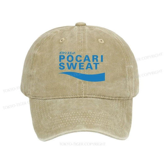 Tokyo-Tiger POCARI SWEAT Blue Washed Cap