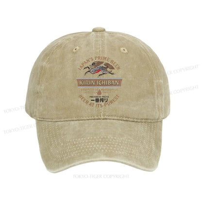 Tokyo-Tiger Kirin Ichiban Beer Japan Washed Cap