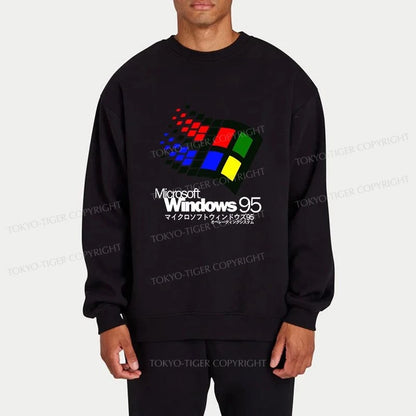 Tokyo-Tiger Windows 95 Logo Sweatshirt