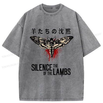 Tokyo-Tiger Ghost Moth Japanese Washed T-Shirt