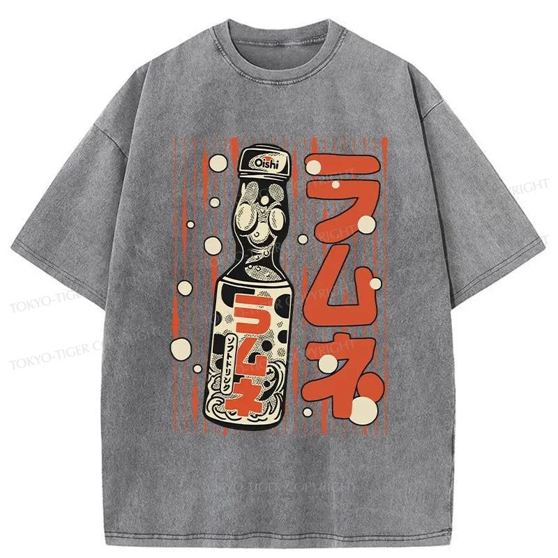 Tokyo-Tiger Lemon Squash Japanese Washed T-Shirt