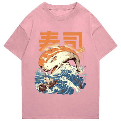 Tokyo-Tiger Sushi Wave Essential Classic T-Shirt