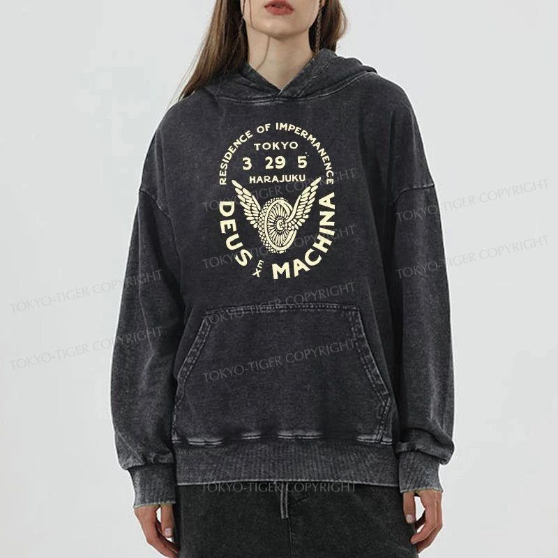 Tokyo-Tiger Deus Ex Machina Tokyo Washed Hoodie