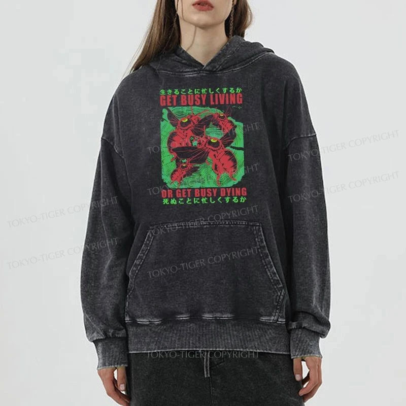 Tokyo-Tiger Busy Bee Japanese Washed Hoodie