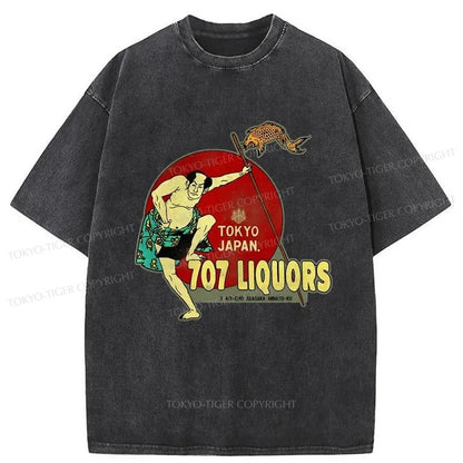 Tokyo-Tiger Vintage Japanese Liquor Washed T-Shirt