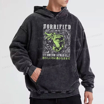 Tokyo-Tiger Silly Frog Japanese Washed Hoodie