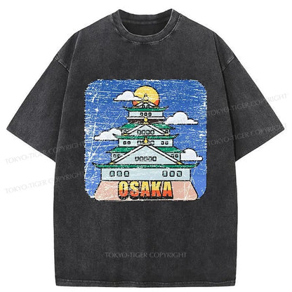 Tokyo-Tiger Osaka Castle Park Washed T-Shirt