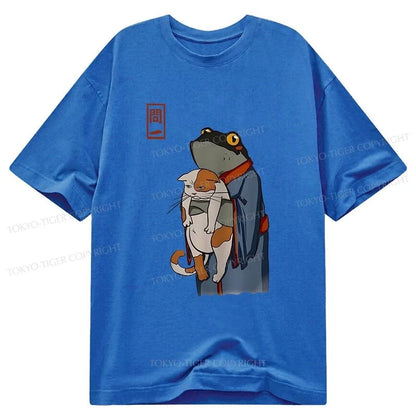 Tokyo-Tiger The Frog Holds The Cat Classic T-Shirt