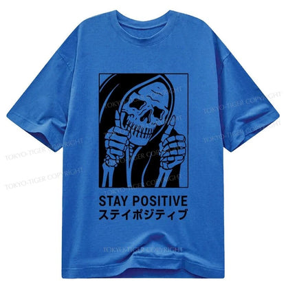 Tokyo-Tiger Stay Positive Skeleton Classic T-Shirt