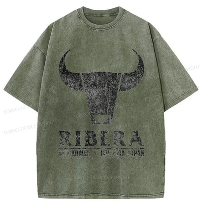 Tokyo-Tiger Ribera Steak House Japan Washed T-Shirt