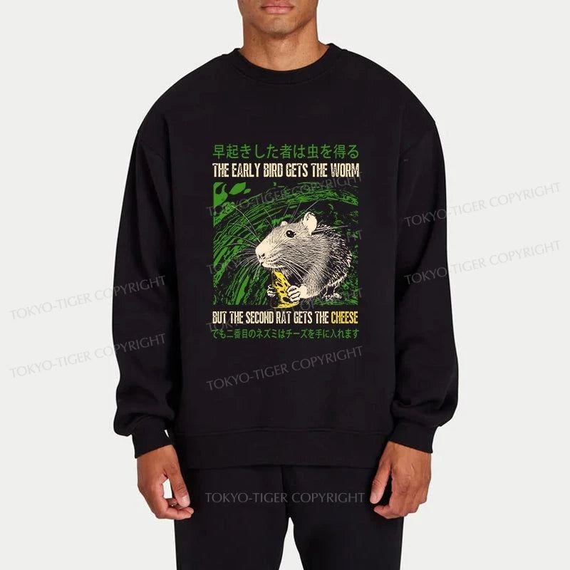 Tokyo-Tiger The Early Bird Gets The Worm Sweatshirt