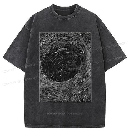 Tokyo-Tiger Vortex Japanese Washed T-Shirt