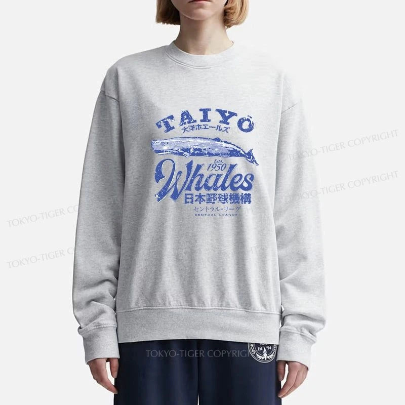 Tokyo-Tiger Japan Taiyo Whales Sweatshirt