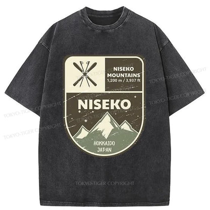 Tokyo-Tiger Niseko Hokkaido Japanese Washed T-Shirt