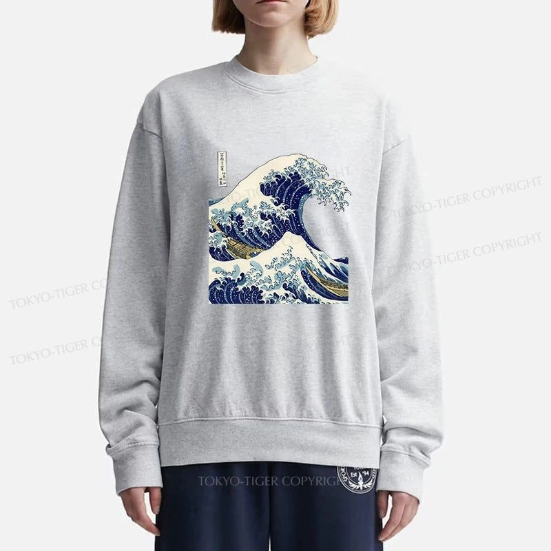 Tokyo-Tiger The Great Wave KanaGawa Sweatshirt