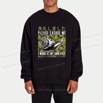 Tokyo-Tiger Snails That Work According To Their Own Rules Sweatshirt