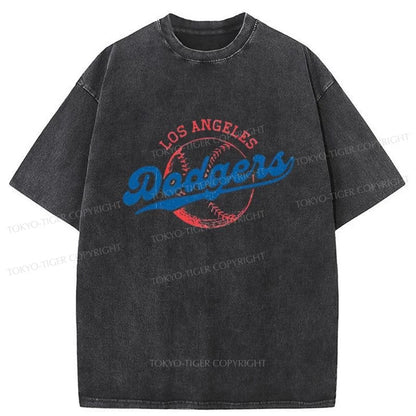 Tokyo-Tiger Ohtani 17-Retro-Dodgers Washed T-Shirt