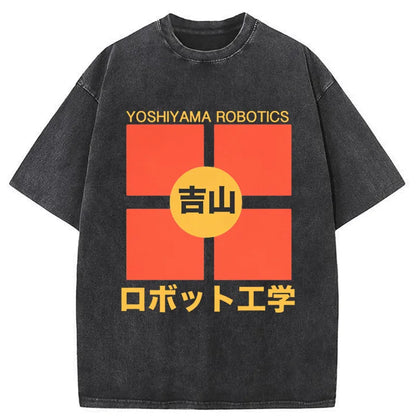 Tokyo-Tiger YOSHIYAMA Robotics Japanese Washed T-Shirt