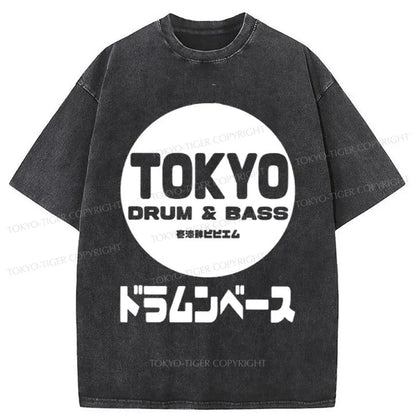 Tokyo-Tiger Tokyo DnB Japanese Washed T-Shirt