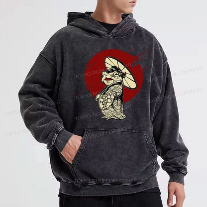 Tokyo-Tiger Frog Monster Washed Hoodie