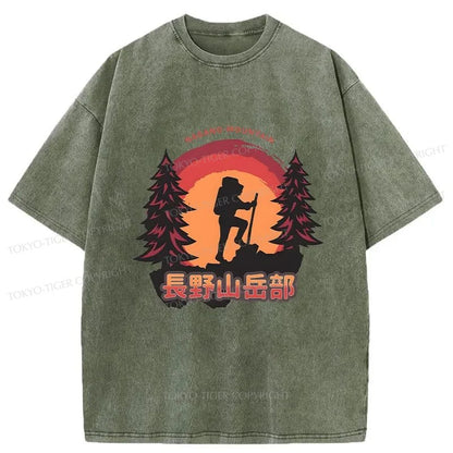 Tokyo-Tiger Nagano Mountaineering Club Washed T-Shirt