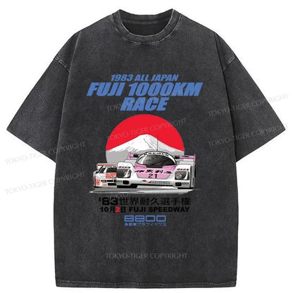 Tokyo-Tiger 1983 Fuji 1000km Race Washed T-Shirt