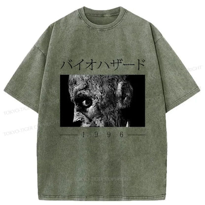 Tokyo-Tiger 1996 Biochemical Crisis Japanese Washed T-Shirt