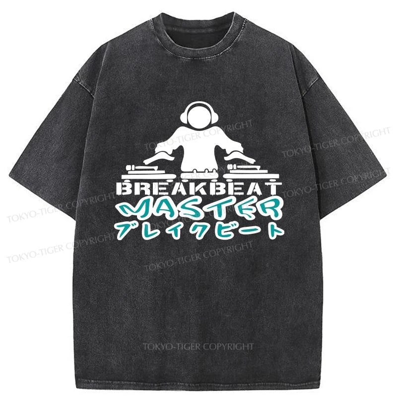 Tokyo-Tiger Breakbeat Master Washed T-Shirt