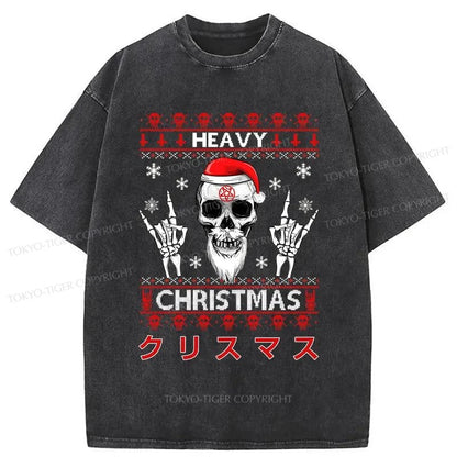 Tokyo-Tiger Heavy Christmas Japan Washed T-Shirt