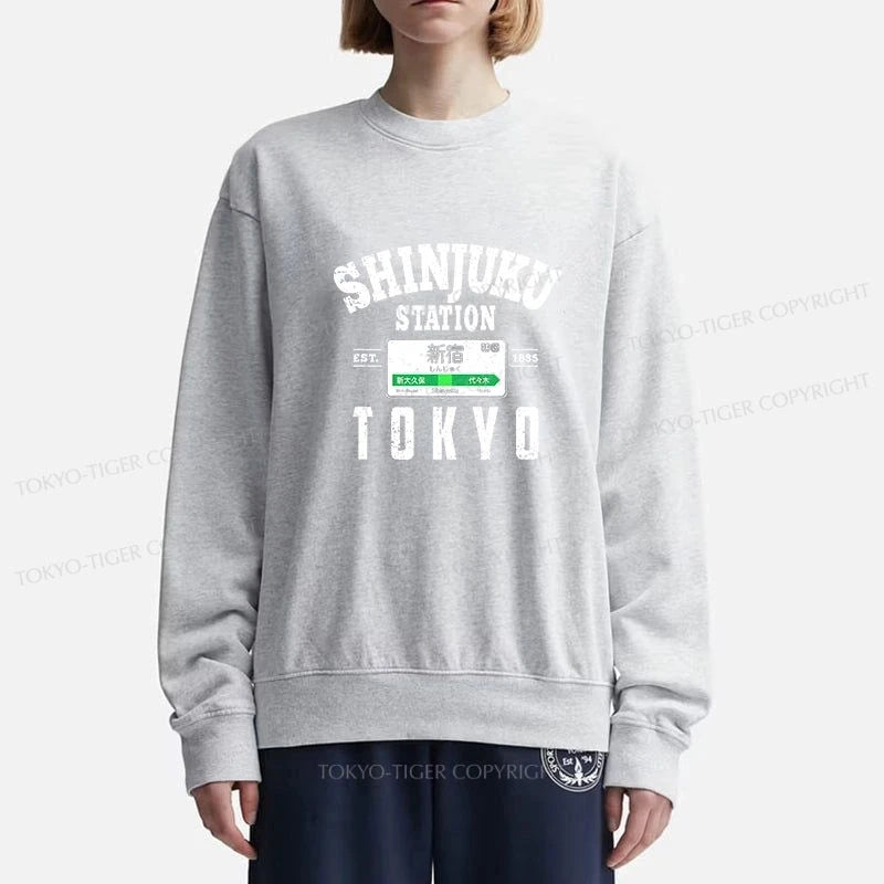 Tokyo-Tiger Shinjuku Station Yamanote Line Sweatshirt