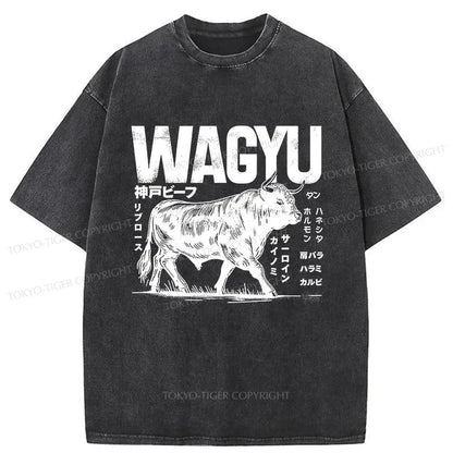 Tokyo-Tiger Kobe Wagyu Washed T-Shirt