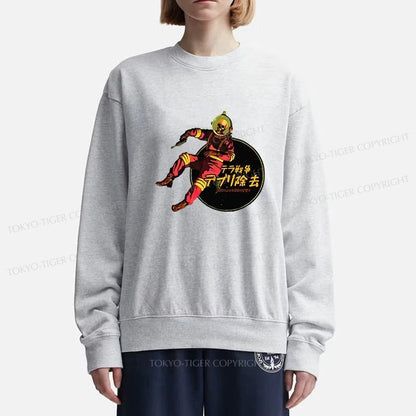 Tokyo-Tiger Skeleton Astronaut Sweatshirt