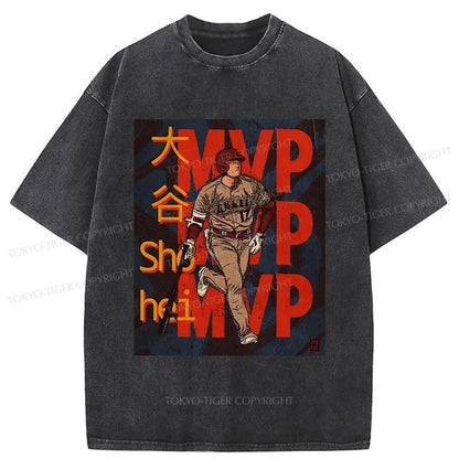 Tokyo-Tiger Japan Shohei Ohtani Japan Washed T-Shirt