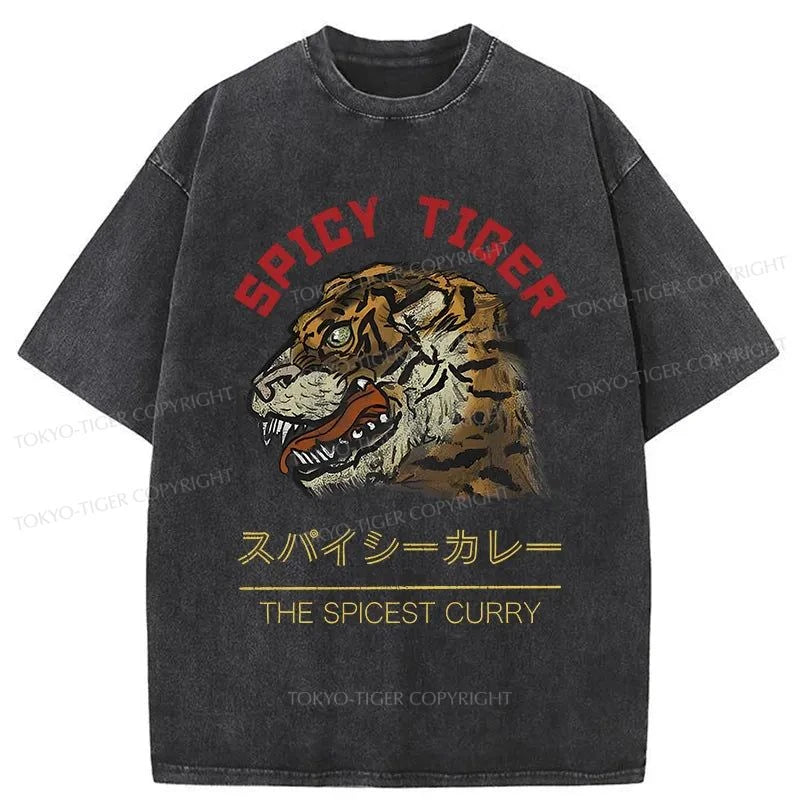 Tokyo-Tiger Spicy Tiger Japanese Washed T-Shirt