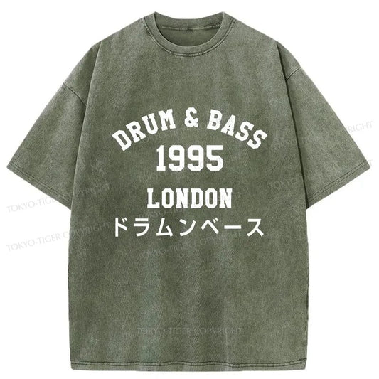 Tokyo-Tiger Drum & Bass 1995 Washed T-Shirt