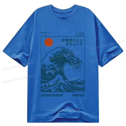 Tokyo-Tiger Hokkaido Wave Japan Classic T-Shirt