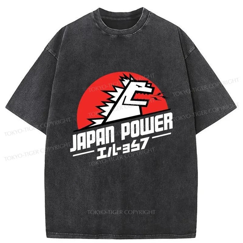 Tokyo-Tiger Japan Power Washed T-Shirt