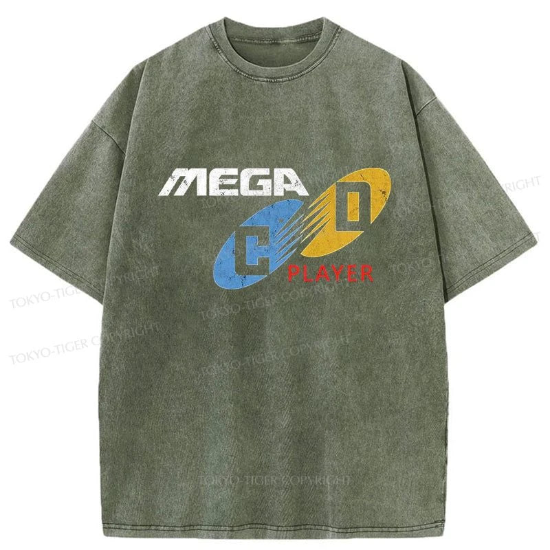 Tokyo-Tiger Mega CD Japanese Washed T-Shirt