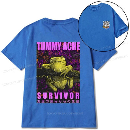 Tokyo-Tiger A Frog With Stomachache Front Back Classic T-Shirt